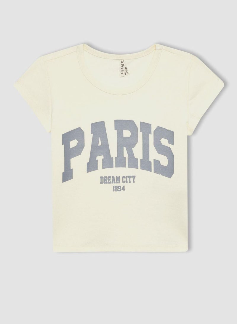 ديفاكتو تيشيرت بقصة ضيقة وأكمام قصيرة - Image 5